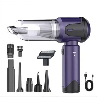 OEM Aspiradora Inal&aacute;mbrica De 20000 Pa, 4 En 1, De Mano, Para Coche, Con Motor Sin Escobillas, Miniaspiradora Potente Usb C Para Coche, Hogar, Oficina Y H