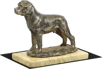 OEM Rottweiler Ii - Estatuilla De Perro, Figura De Silueta De Perro, Trofeo Para Una Exposici&oacute;n Canina De La Marca Art-dog