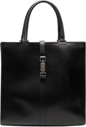 Gucci Pre-owned Handbags, female, Black, Size: ONE SIZE Pre-owned Jackie Tote Bag