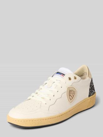 Blauer Sneaker mit Schn&uuml;rverschluss Modell OLYMPIA in Weiss, Gr&ouml;&szlig;e 41