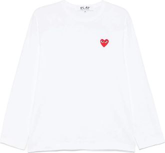 Comme Des Gar&ccedil;ons Tops, Dames, Wit, L, Katoen, Comme des Garcons T-shirts en polos Wit