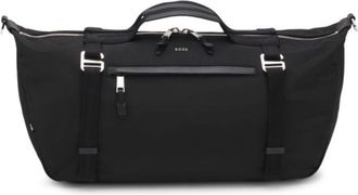 BOSS Duffel bag with metal logo and front pocket