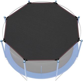 OEM Toldo Para Cama El&aacute;stica, F&aacute;cil De Montar, Protecci&oacute;n Solar Para Exteriores, Solo Lona, Cubierta Superior Para Cama El&aacute;stica (3 M - 8 Postes)
