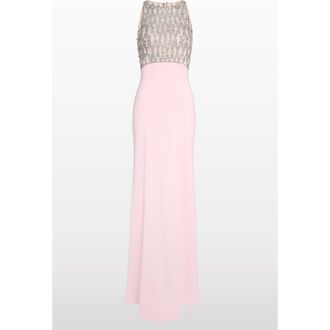 Jenny Packham Dewdrop Crystal-Bodice Gown in Pink Zinnia at Nordstrom, Size 6 Uk