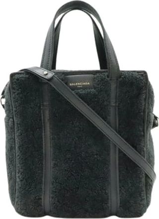 Balenciaga Pre-owned Tote Bags, female, Black, Size: ONE SIZE Pre-owned Vintage Tote Bag