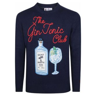 MC2 Saint Barth Jersey Heron con cuello redondo - Knitwear - Hombre - Azul - XL