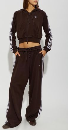 adidas Hoodie, Womens, Brown