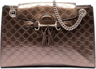 Gucci Pre-owned Gucci Large Guccissima Emily Shoulder Bag Ladies DY4GFUZ24PZ30B3A