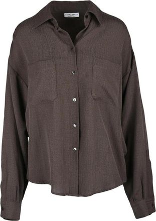 Ballantyne Silk Shirt - Brown
