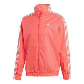 adidas originals Zipper Casual Sports Jacket Flash Red ED6095