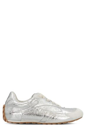 Bottega Veneta Silver Orbit Flash Sneakers