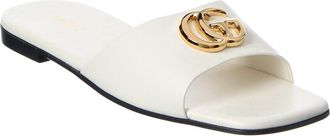 Gucci Double G Leather Sandal