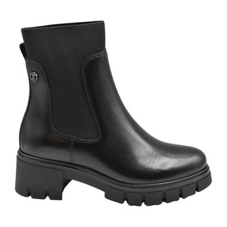 Janet & Janet Chelsea Laarzen - Dames - Schoenen - Zwart - Maat: 38 EU Leer