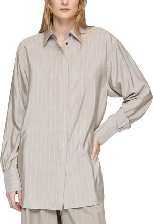 Lafayette 148 New York Collared Oversized Shirt