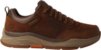 Skechers Schoenen, Heren, Bruin, 41 EU, Leer, Sneakers