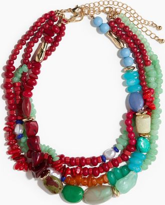 H&M 2er-Pack Perlenketten - Red