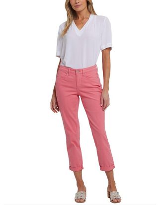 NYDJ Nydj Margot Pink Punch Girlfriend Jean