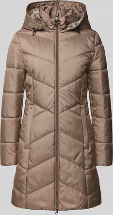 Betty Barclay Steppjacke mit Zweiwege-Reißverschluss in Gold, Größe 36