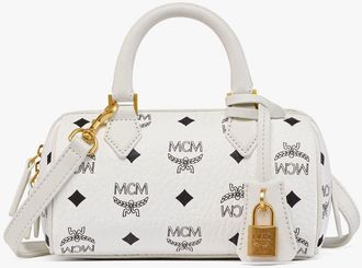MCM Mini Ella Boston Bag in Visetos