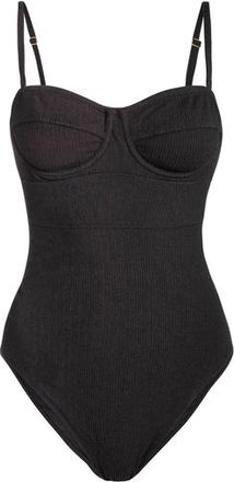 Change of Scenery Anabel Underwire One-Piece Swimsuit in Black Texture at Nordstrom, Size X-Small