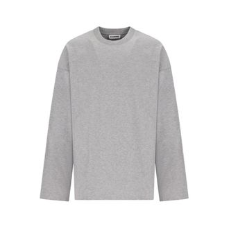 Jil Sander T-Shirt CN LS - PNT - - Tops - Uomo - Grigio - XL