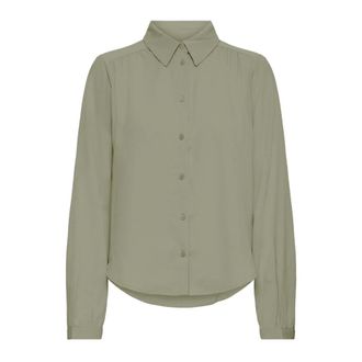 Ichi Ichi - Ihkimmie SH Bluser 20123900 - Dames - Blouses & Shirts - Groen - Maat: L