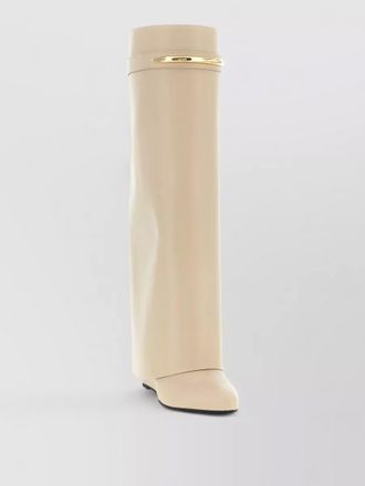 Givenchy shark pinch boots pointed toe high shaft