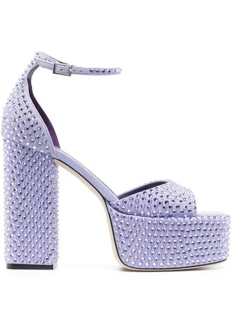 PARIS TEXAS Tatiana 130mm platform sandals - Purple