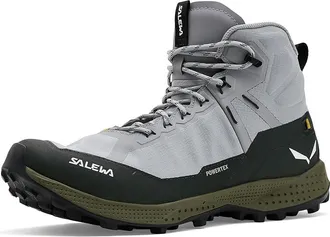 Salewa Pedroc Light Mid Ptx Mens Hiking Boots Alloy/Faded Green : 11.5 M, Synthetic