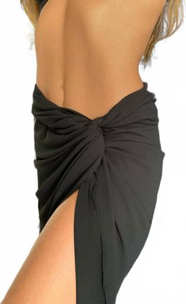 Bananhot Agam Bikini Skirt In Black