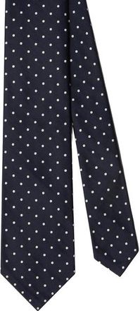 Robert Talbott Newman 7 Fold Sport Jacquard Necktie in Navy at Nordstrom, Size Large