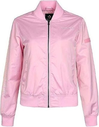 Converse (WMNS) Converse Long Sleeves Stand Collar Jacket Asia Sizing Pink 10007768-A02