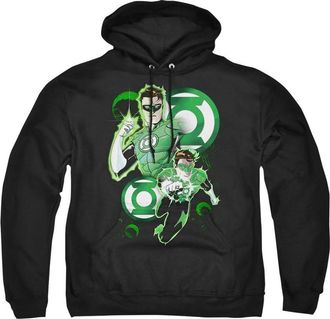 Gildan Justice League of America Gl In Action Adult Pull Over Hoodie / Hooded Sweatshirt