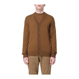 Paolo Pecora Heren, Truien, Bruin, Maat: S Wol