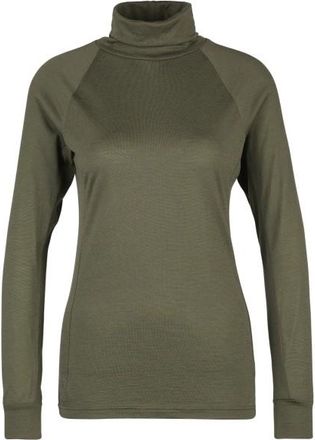 Stoic Merino180 BengtSt. Turtle Neck Merinounterwäsche für Damen | oliv