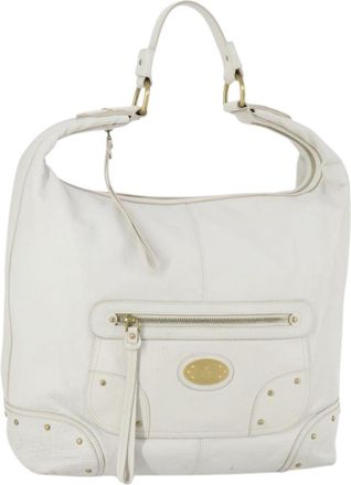 Bally Vintage Leather Leather Shoulder Bag Bag (Pre-Owned)