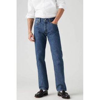 Levi's 501 straight leg jeans stone wash