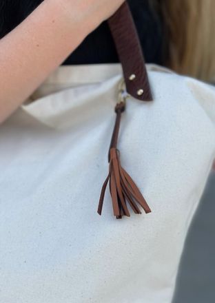 De Palma Hand Stitched Leather Tassel