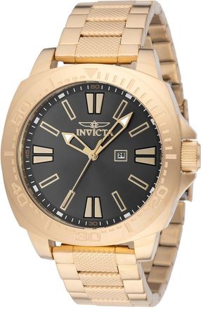 Invicta Speedway 48934 Heren Horloge - Quartz Uurwerk - Roestvrij Staal met grijze Wijzerplaat - 46mm