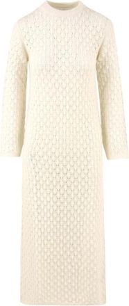 Notshy Tamara Jurk - Dames - Kleedjes - Beige - S - Kasjmier - Kleedjes
