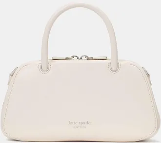 Kate Spade New York Womens Gracie Mini Bag in Beige | Smooth Leather