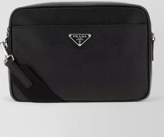 Prada leather clutch bag