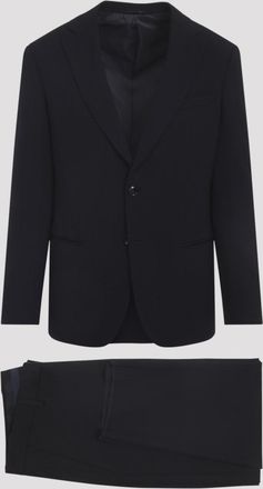 Giorgio Armani Dark Navy Single-breasted Two-piece Suit