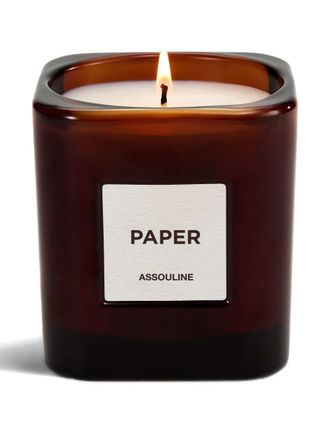 ASSOULINE Candela profumata Library Paper (260g) - Marrone