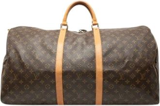 Louis Vuitton Pre-owned Weekend Bags, female, Brown, Size: ONE SIZE Pre-owned Leather Weekend Bag