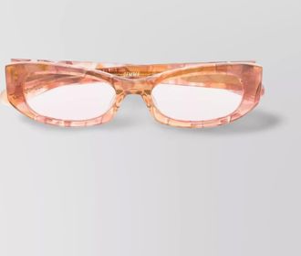 Flatlist clear lens rectangular frame sunglasses