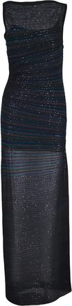 Missoni Abito lungo con paillettes - Nero