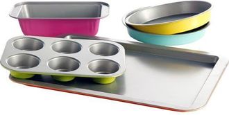 Gibson Color Splash Lyneham 5 pc Carbon Steel Bakeware Set in Assorted at Nordstrom