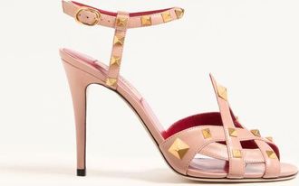 Valentino Garavani Studdy Kidskin Sandal 100mm Wo
