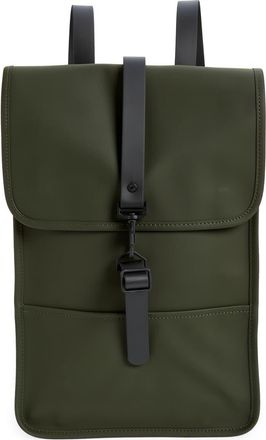 Rains Mini Waterproof Backpack in Green at Nordstrom